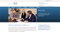 Desktop Screenshot of bostonpremierwealth.com