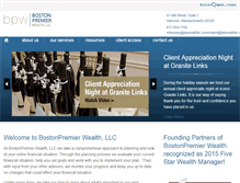 Tablet Screenshot of bostonpremierwealth.com